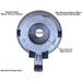 Atlas ATEATTC-QCHAK Quick Change Mount/Demount Head - Top View