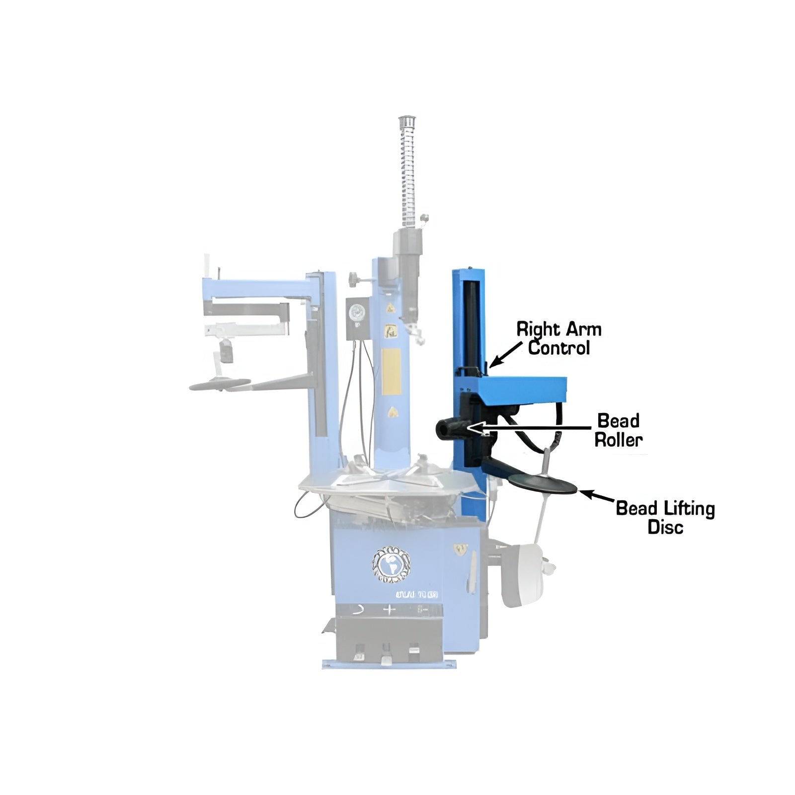 Right-Hand Assist Arm View Parts