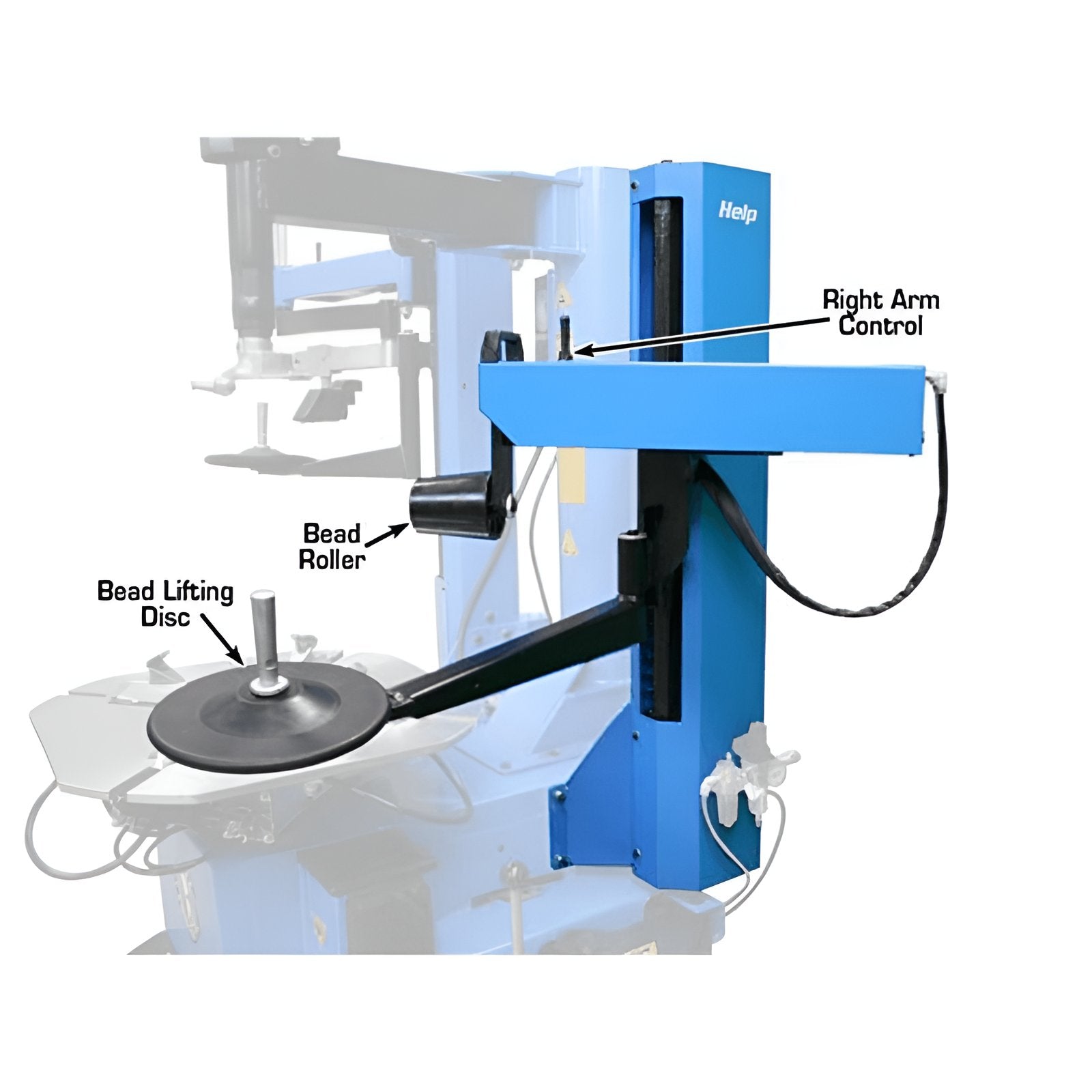Atlas RHA 700 Series Right-Hand Assist Arm - Close View