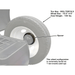 Atlas ATEATWB-LTA Large Truck Adapter Set (1.57") in the wheel view