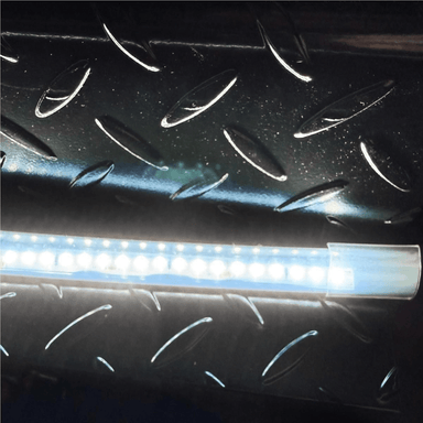 ATECED6561-2 Magnetic MountedLED Light Kit for 4-Post Lifts - Lights On View