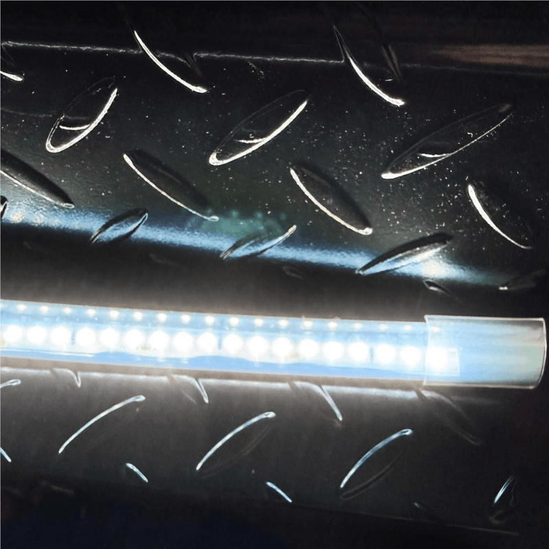 ATECED6561-2 Magnetic MountedLED Light Kit for 4-Post Lifts - Lights On View