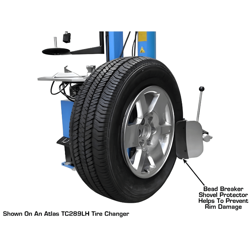 ATETAXP-BBSRP Replacement Plastic Bead Breaker Shovel Protector - Attached View