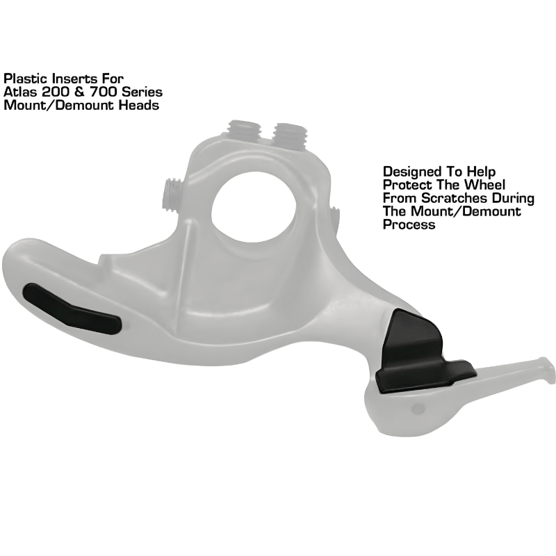 ATETAXP-MHPP 200/700 Series Replacement Plastic Insert Kit - Mounted to Series Head View