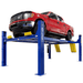 Atlas ATEXH-PRO12K 12,000lbs Commercial 4-Post Lift Semi Side View with Red Car
