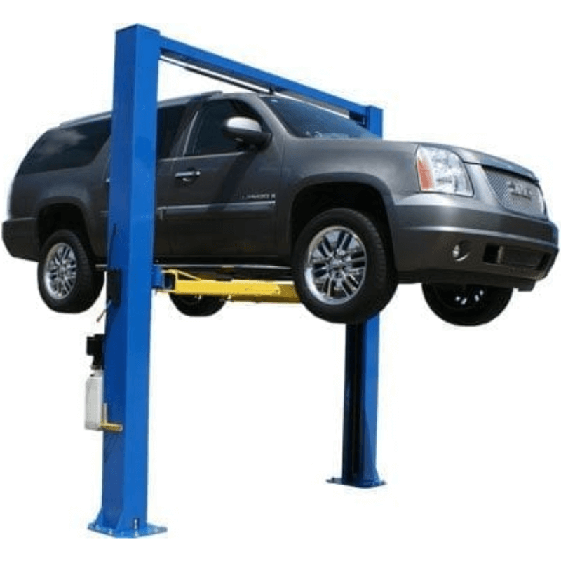 OHX10000X 10,000 lb Extra Tall 2-Post Lift by Atlas  Side view