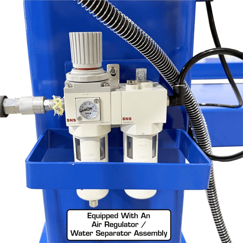 Atlas PRO14KCFA-EXT-COMBO 14000 LB. Extra Long Lift Air Regulator Meter View