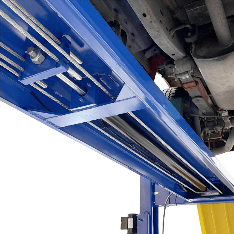 Atlas PRO14KCFA-EXT-KIT 14,000 lb Extended 4-Post Lift Lower Ramp View