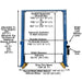 Atlas PV12PX 12,000 lb 2-Post Lift Front View