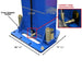 Atlas PV12PX 12,000 lb 2-Post Lift Base View