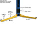  Atlas PV15PX 15,000lb Overhead 2 Post Lift