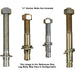  Atlas PV15PX 15,000lb Overhead 2 Post Lift - Anchor Bolts View
