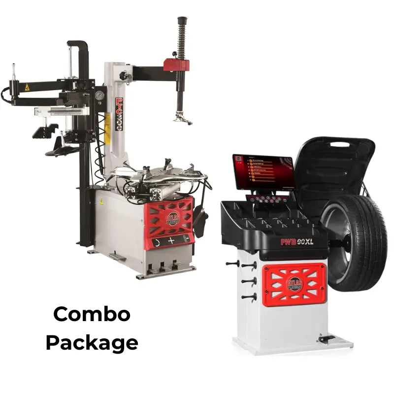 Atlas Platinum PTC300 + PWB90XL Tire Changer and Wheel Balancer Combo Package