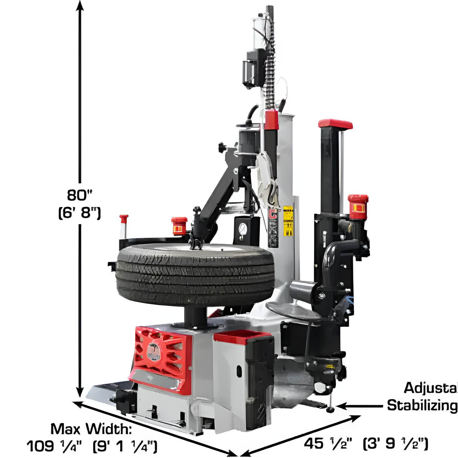 Atlas Platinum TCWB-COMBO2 Tire Changer View