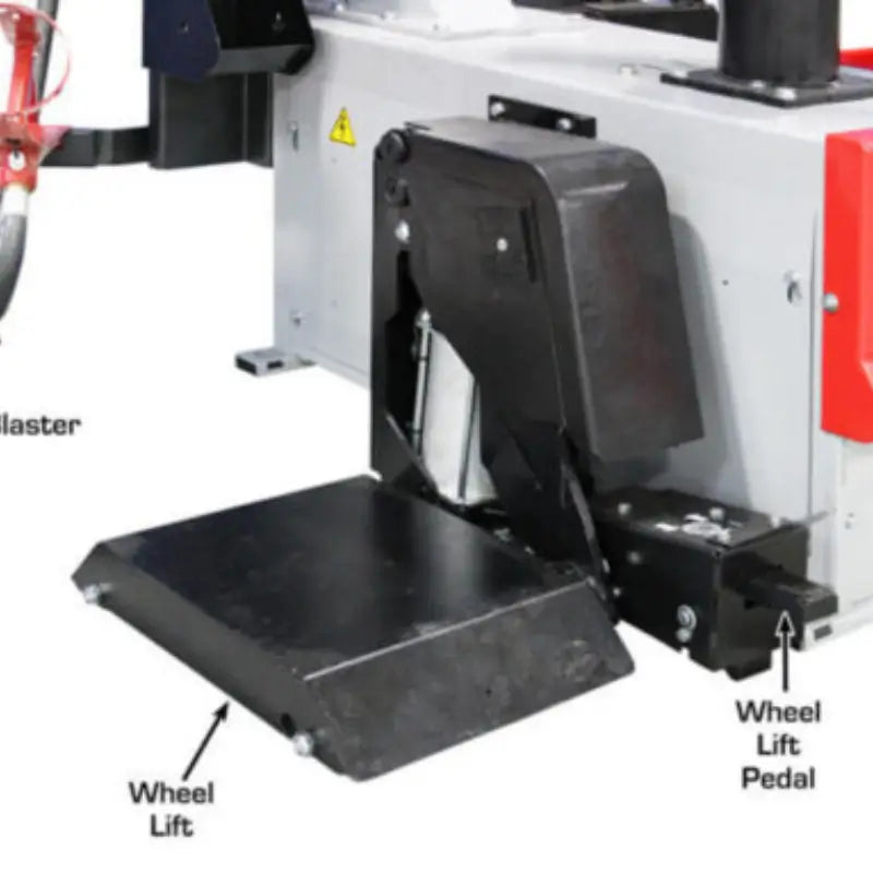 Tire Changer PTC500 - Wheel Lift Pedal View