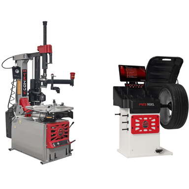 Platinum PTC600 Tire Changer and PWB90XL Wheel Balancer Combo Package by Atlas