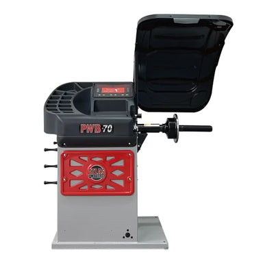 Atlas Platinum PWB70 Motorized Spin Wheel Balancer with Laser Front View