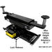 RJ45A 4,500 lb Capacity Air/Hydraulic Rolling Bridge Jack Upper View