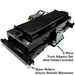 RJ45A 4,500 lb Capacity Air/Hydraulic Rolling Bridge Jack Upper View