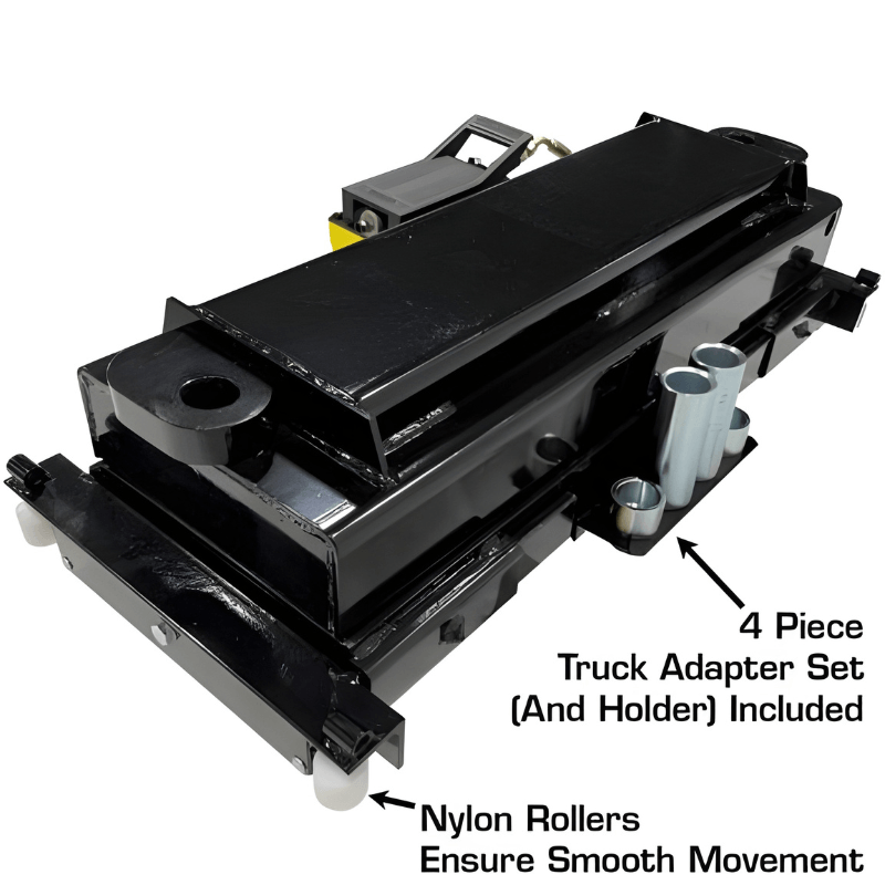 RJ45A 4,500 lb Capacity Air/Hydraulic Rolling Bridge Jack Upper View