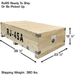 Atlas RJ45A 4,500 lb Capacity Air/Hydraulic Rolling Bridge Jack Shipping Box View