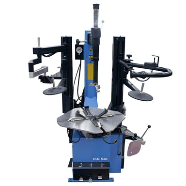 Atlas TC289DAA Extra Large Rim-Clamp Tire Changer w/ Dual Assist Arms Front View