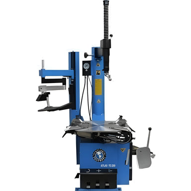 Atlas TC289LH Extra Large Rim-Clamp Tire Changer w/ Assist Arm Front View
