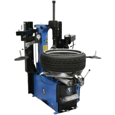 Tire Changer TC755DAA -Semi Side View with Changing Tire