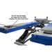 Atlas 12ASL 12,000lb Scissor Alignment Lift Side View