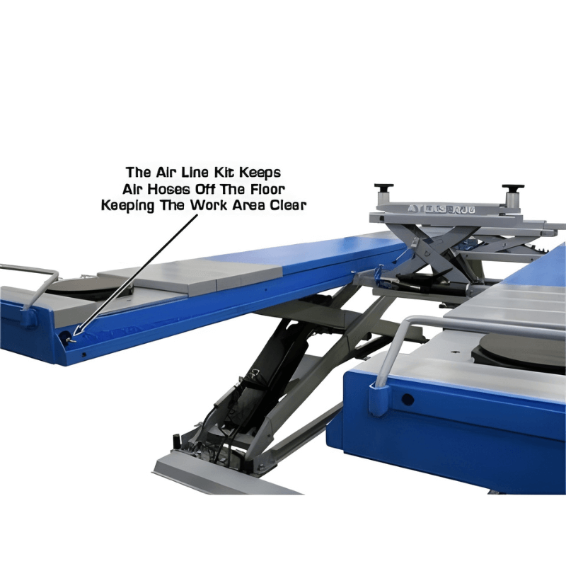 Atlas 12ASL 12,000lb Scissor Alignment Lift Side View