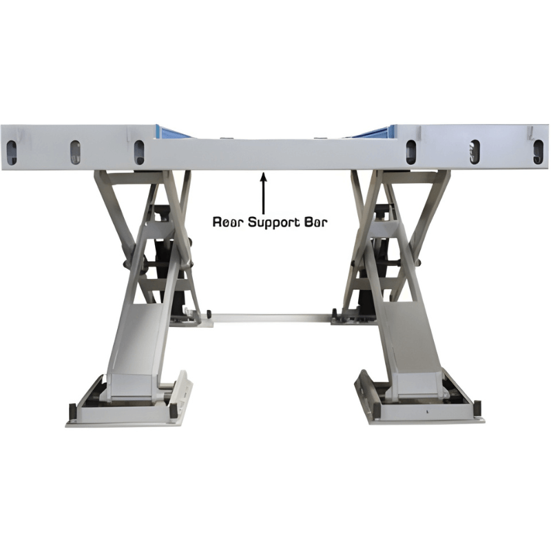Atlas 12AWFSL-N 12,000 lb Alignment Double Scissor Lift Front View
