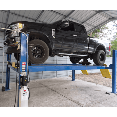 412A 12,000 lb 4-Post Alignment Lift by Atlas Side View