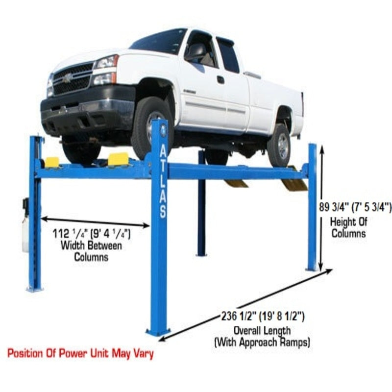 Post Lift 412 - Side View