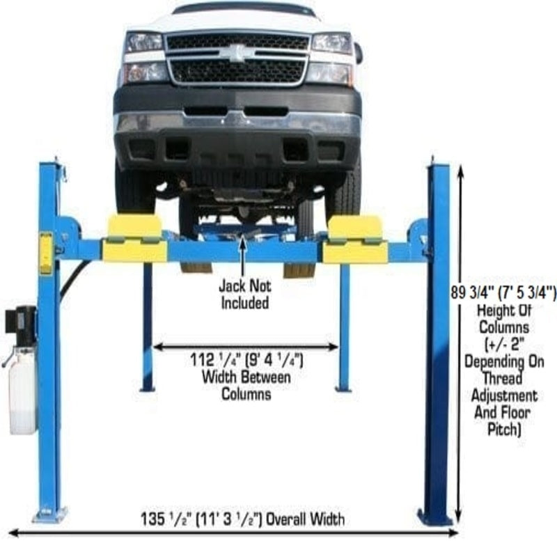 412 Post Lift by Atlas - Front View