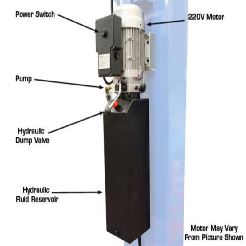412 Post Lift by Atlas - Power Switch View