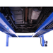 Atlas 412 12,000 lb 4-Post Lift Under Car and Ramps View