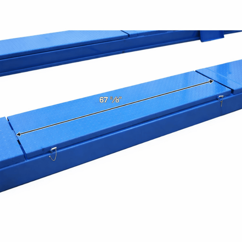 Atlas 414A 14,000 lb 4-Post Alignment Lift Ramps View