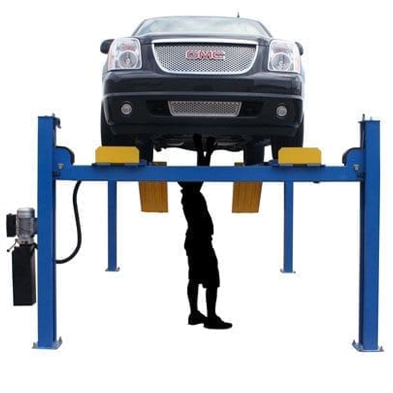 Atlas 414A 4 Post Alignment Lift + (2) RJ8 Rolling Jacks Combo ...