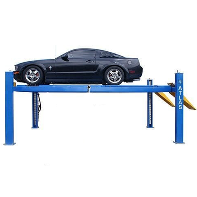 Atlas 414A 4 Post Alignment Lift + (2) RJ8 Rolling Jacks Combo ...