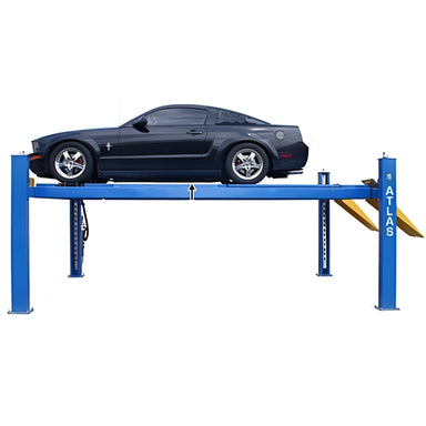 Atlas 414A 14,000 lb 4-Post Alignment Lift (Includes Turntables) Side View