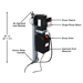 6PL 6,000lb Low Rise Scissor Lift Motor View