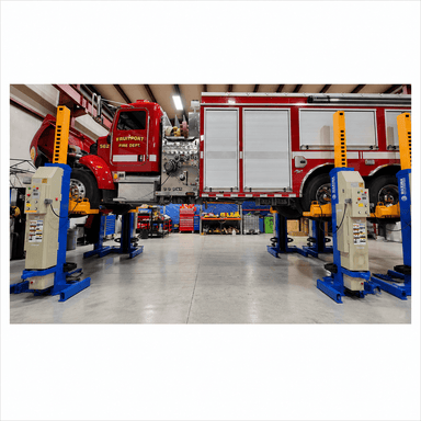ML-6051 Atlas Mobile column with fire truck
