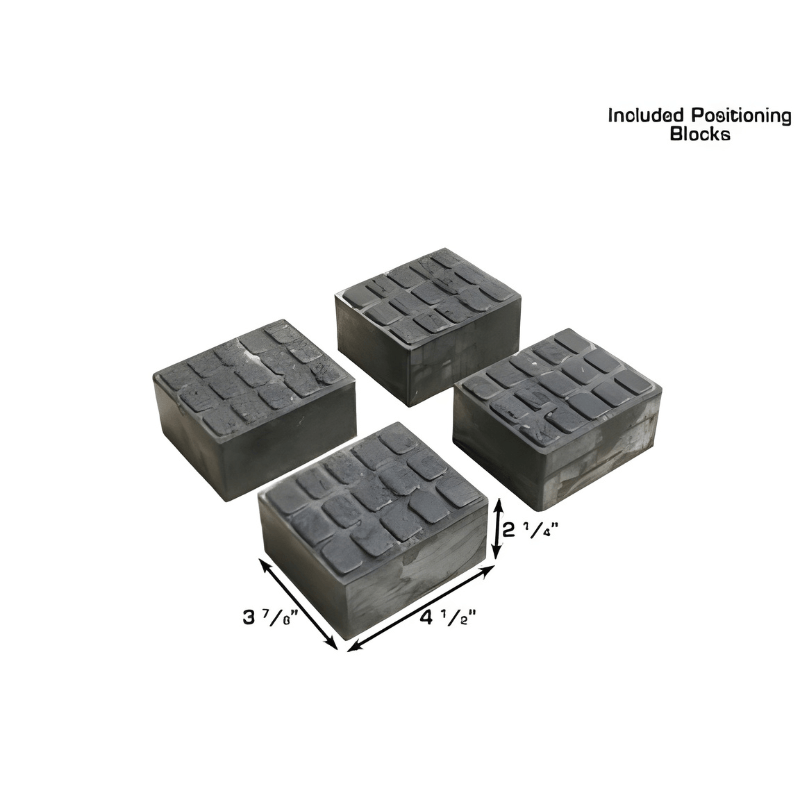 7K-KWIK-BAY 7,000 lbs Mid Rise Scissor Lift - Portable Pads View