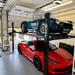 Atlas Pro8000 4 Post with Shelby and Ferrari heavyLift Direct Customer Install