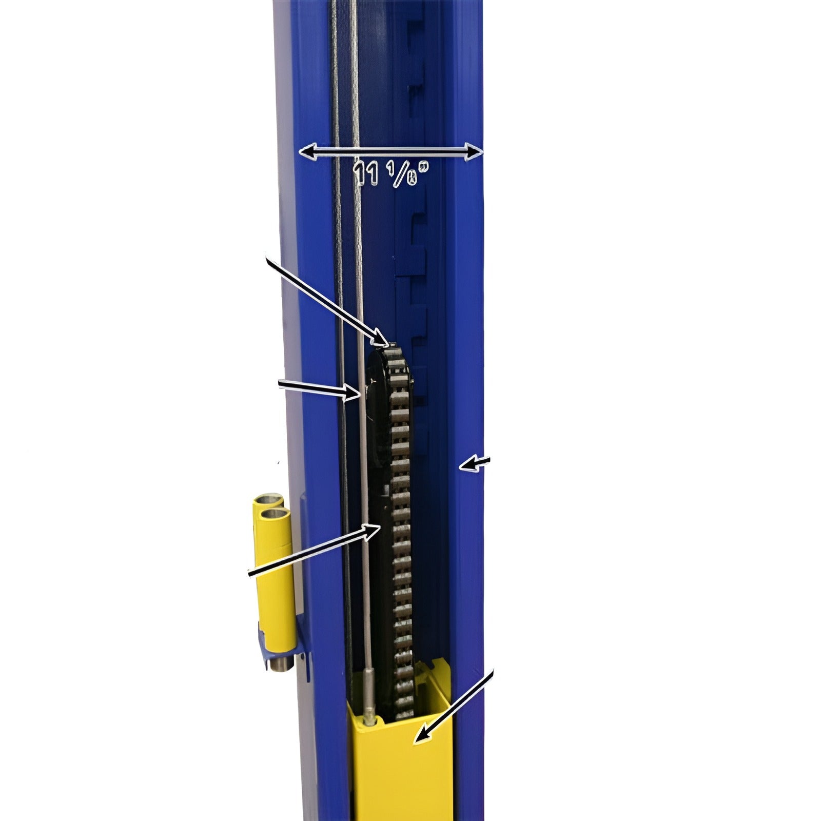 Atlas 9KBP 9,000 lb Post center core View