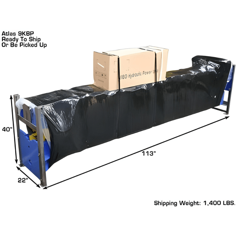 Atlas 9KBP 9,000 lb 2 Post Lift Shipping Package View