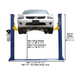 Atlas 9KBP 9,000 lb 2 Post Lift Front View with White Car