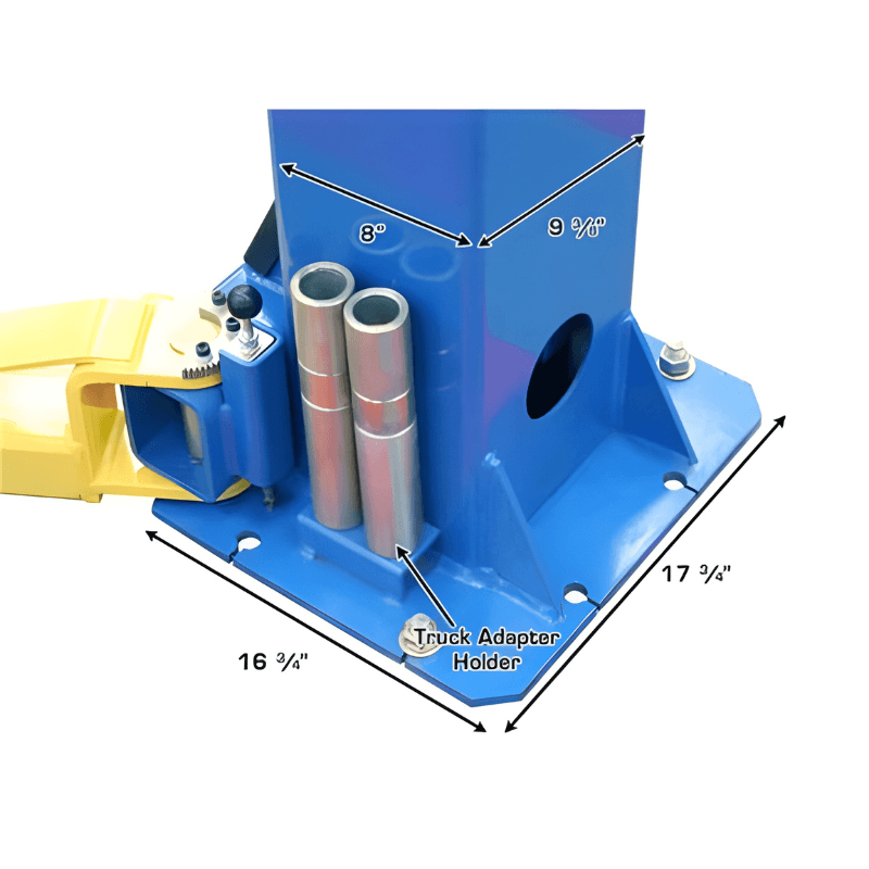 Atlas 9OHSC-SS Foot Base Dimension View