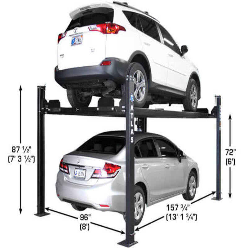 Apex 8 Parking Lift by Atlas - Rare View
