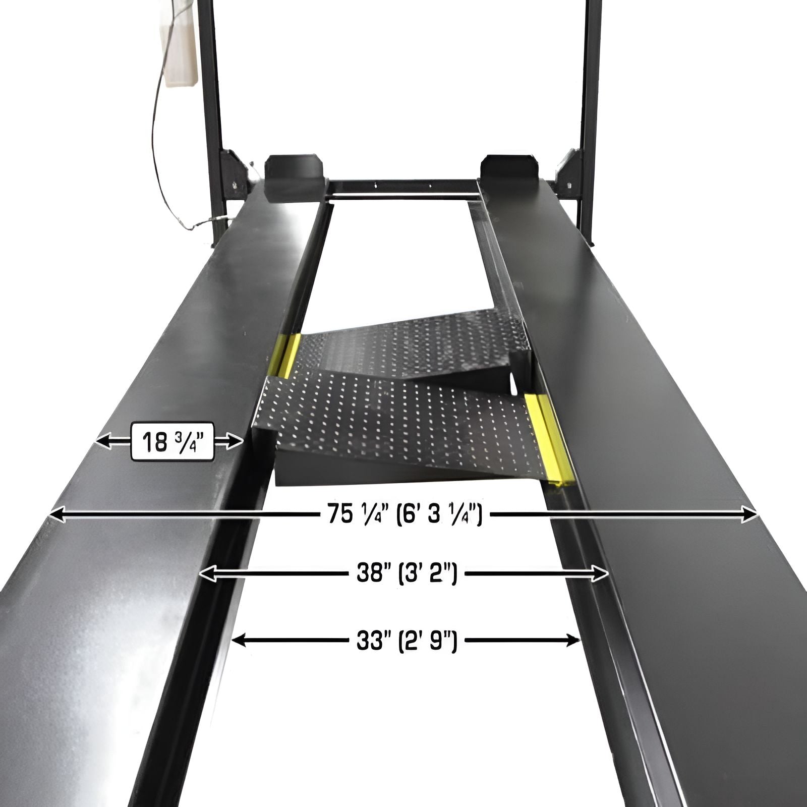 Atlas APEX 8 4-post lift Front View